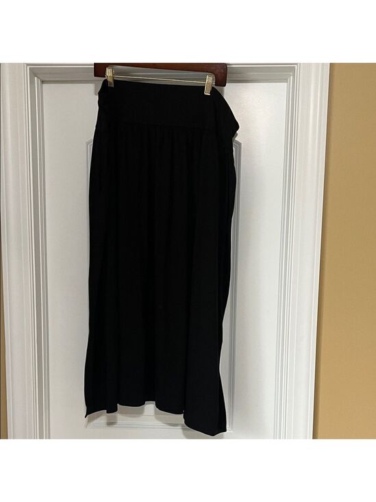 Eileen Fisher Dresses & Skirts - Eileen Fisher Black Midi Skirt. XL.  New.  Side pockets.